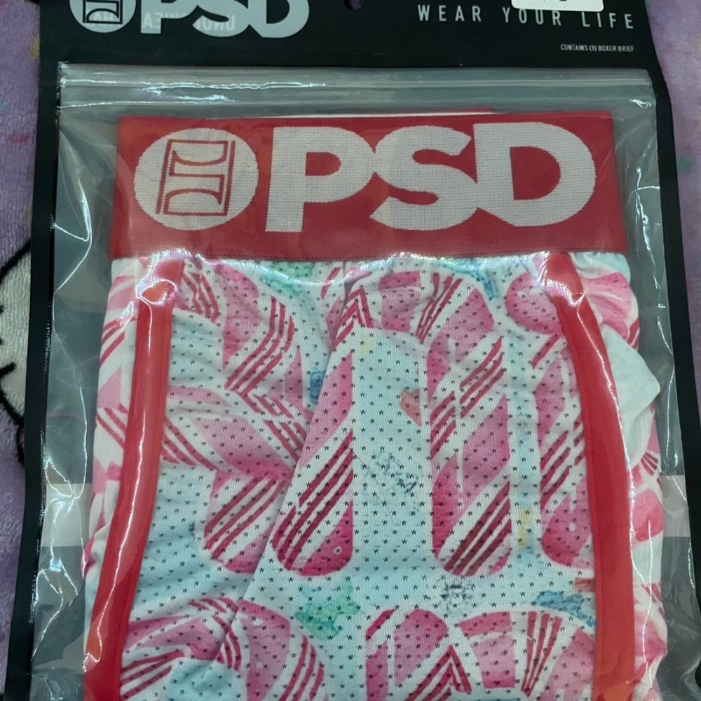 PSD Black and White Underwear Packaging